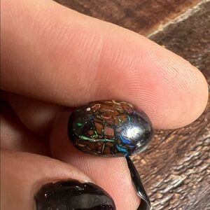 Large Iridescent Boulder Opal Loose Gemstone